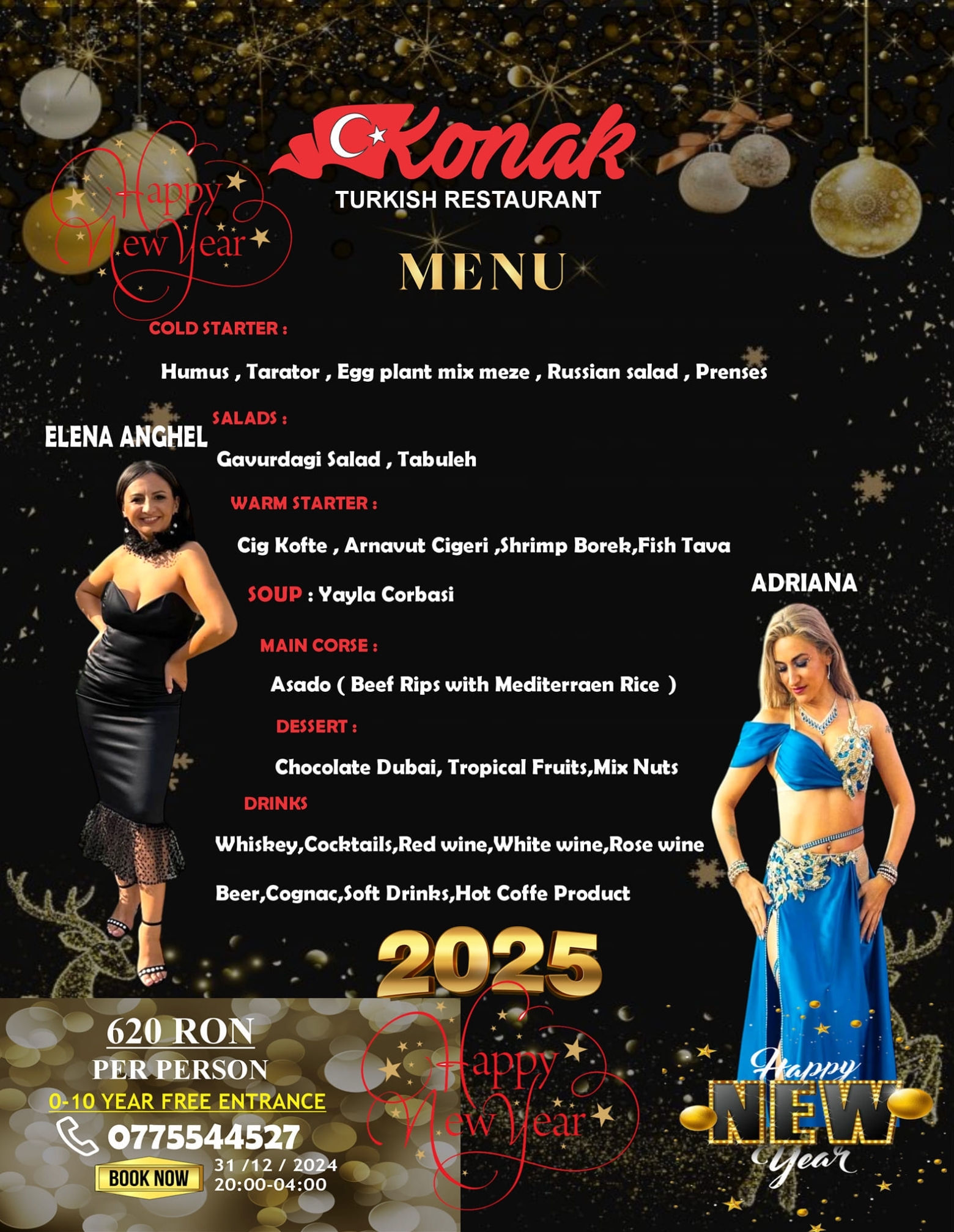 Revelion 2025 – la Konak & Restaurant